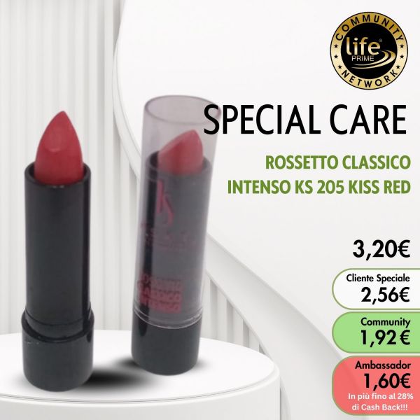 ROSSETTO CLASSICO INTENSO KS 205 KISS RED
