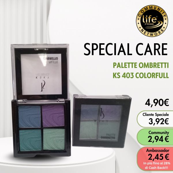 PALETTE OMBRETTI KS 403 COLORFULL
