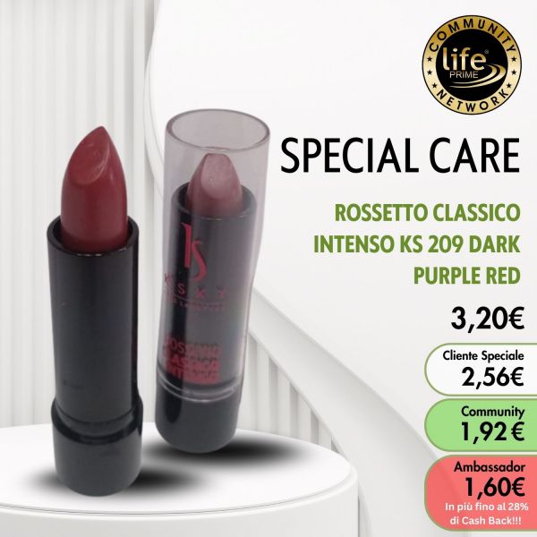 ROSSETTO CLASSICO INTENSO KS 209 DARK PURPLE RED