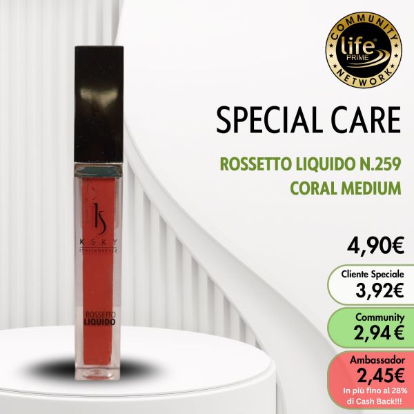 ROSSETTO LIQUIDO N.259 CORAL MEDIUM