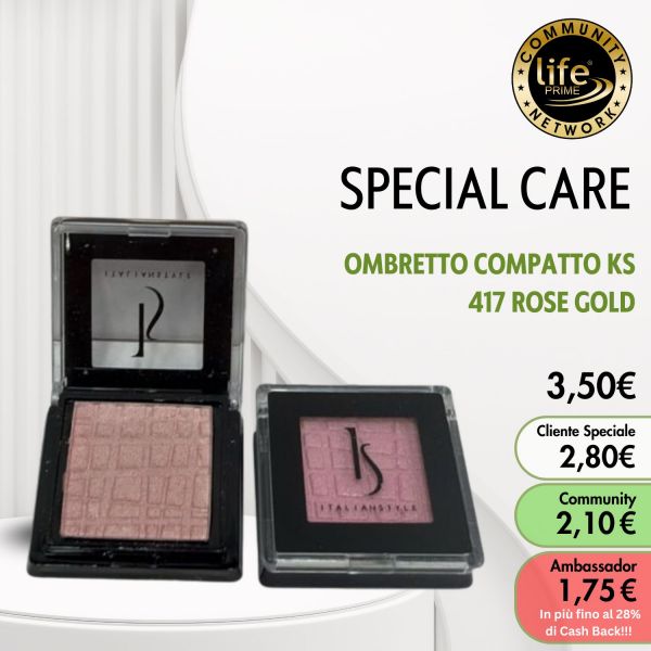 OMBRETTO COMPATTO KS 417 ROSE GOLD
