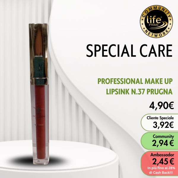 PROFESSIONAL MAKE UP LIPSINK N.37 PRUGNA