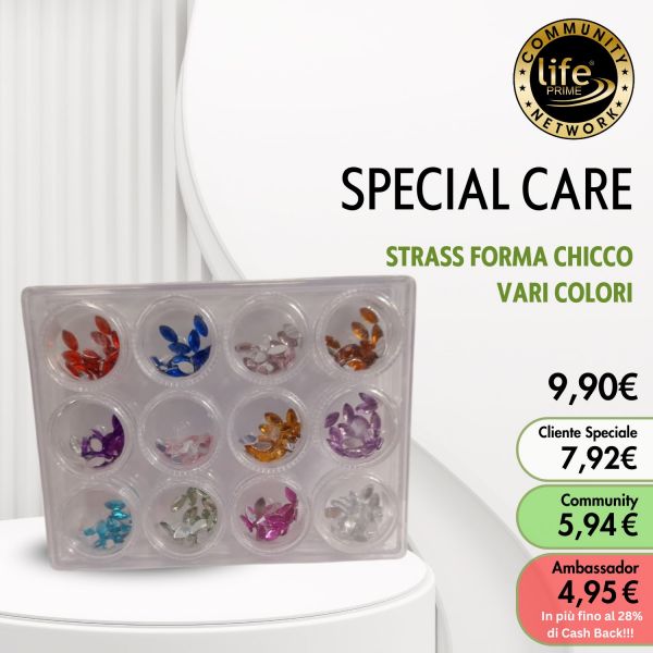 STRASS FORMA CHICCO VARI COLORI