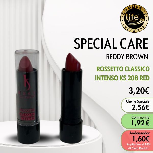 ROSSETTO CLASSICO INTENSO KS 208 RED