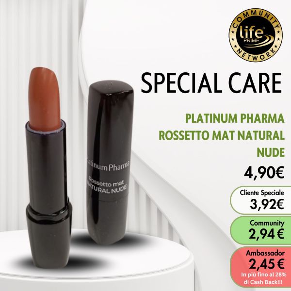 PLATINUM PHARMA ROSSETTO MAT NATURAL NUDE