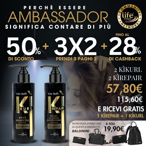 PROMO AMBASSADOR: 3 KI-REPAIR + 3 KI-KURL