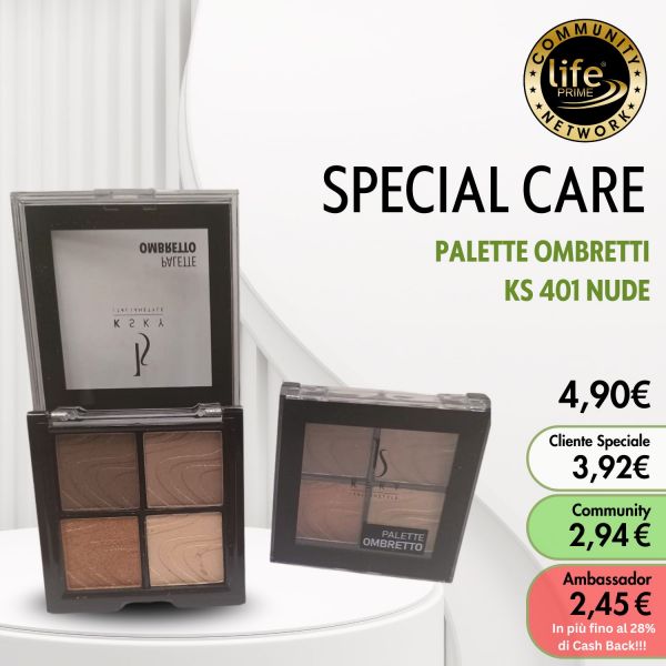 PALETTE OMBRETTI KS 401 NUDE