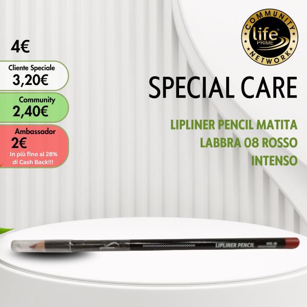 LIPLINER PENCIL MATITA LABBRA 08 ROSSO INTENSO
